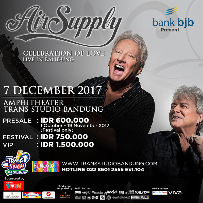 Air Supply - CELEBRATION OF LOVE - LIVE IN BANDUNG